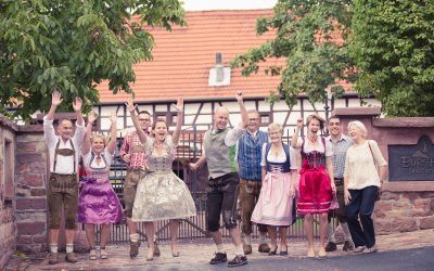 traditionelle bayrische Hochzeit